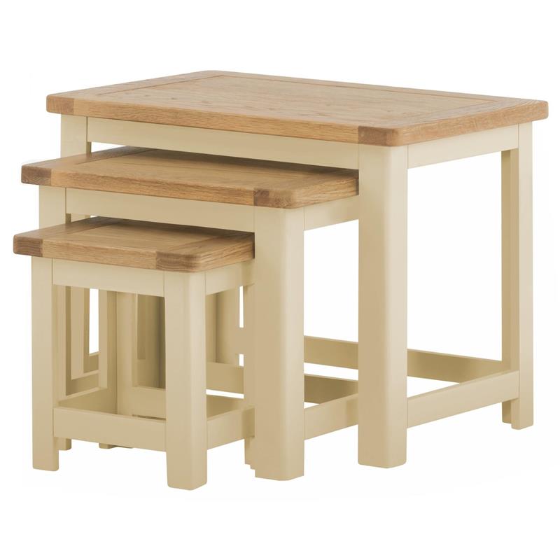 Plumpton Nest of Tables - Stone