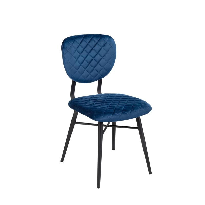 Redcar Dining Chair - Navy Velvet