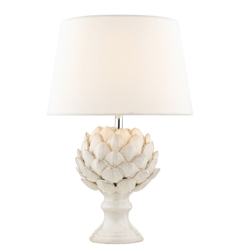 Artichoke Ceramic Table Lamp With Shade