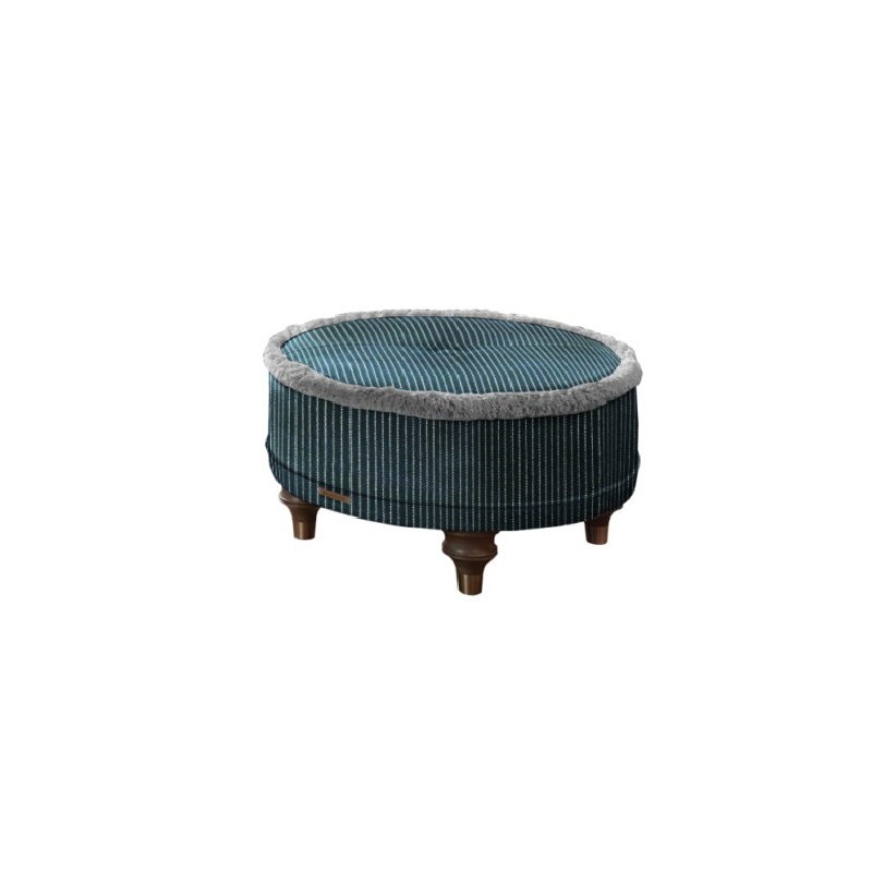 Harvard Round-Footstool