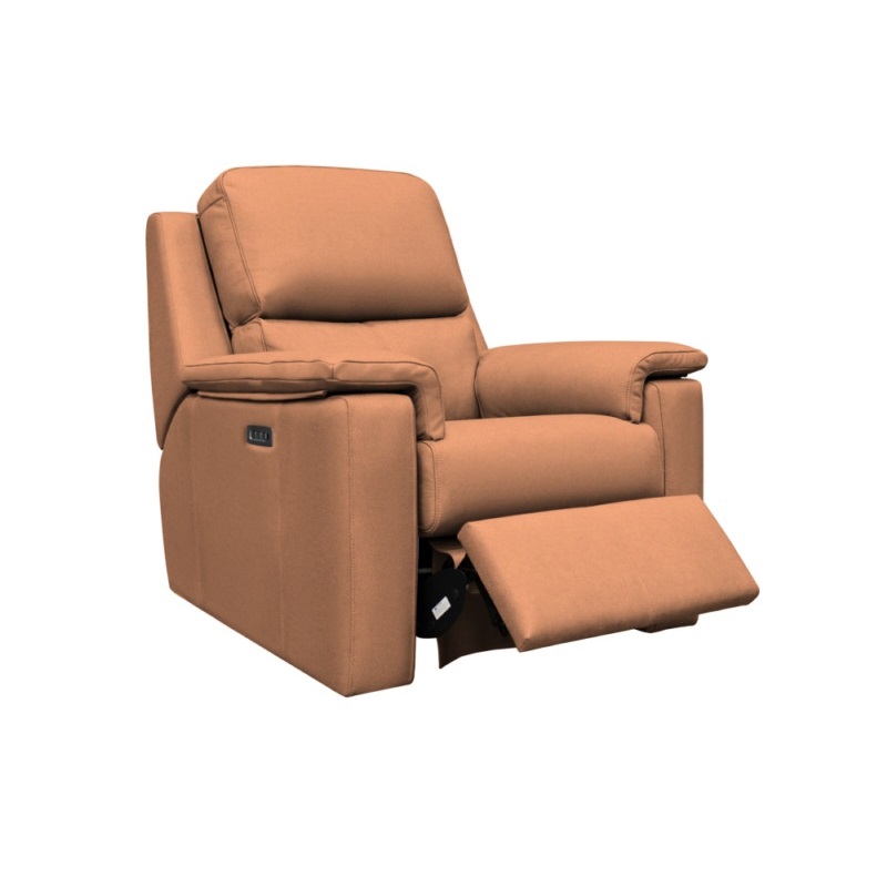 Harper Electric Recliner Chair with Headrest and Lumbar with USB